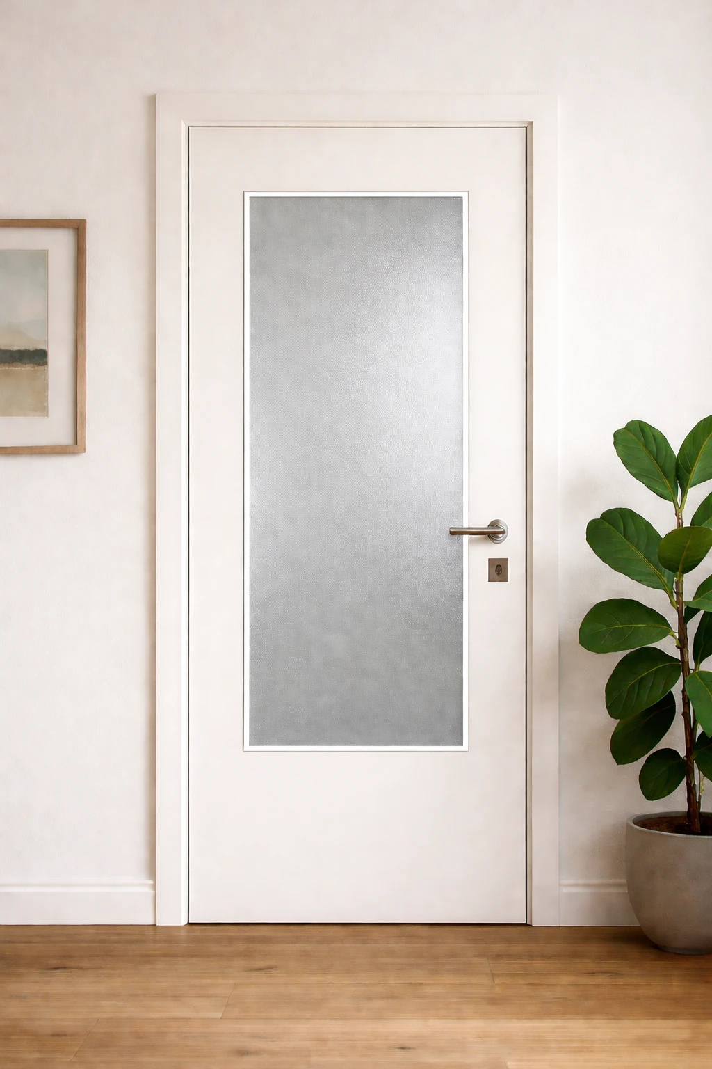 Glaseinsatz aus ESG Designglas 4 mm Ornament 504 für Türen nach Maß