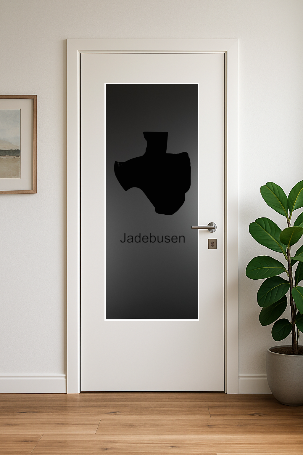 Glaseinsatz Motiv  "Jadebusen"