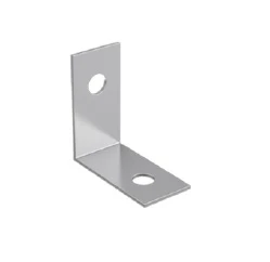 Befestigungswinkel 30x30x2x20 in schwarz zur Befestigung von Fallrohrhaltern