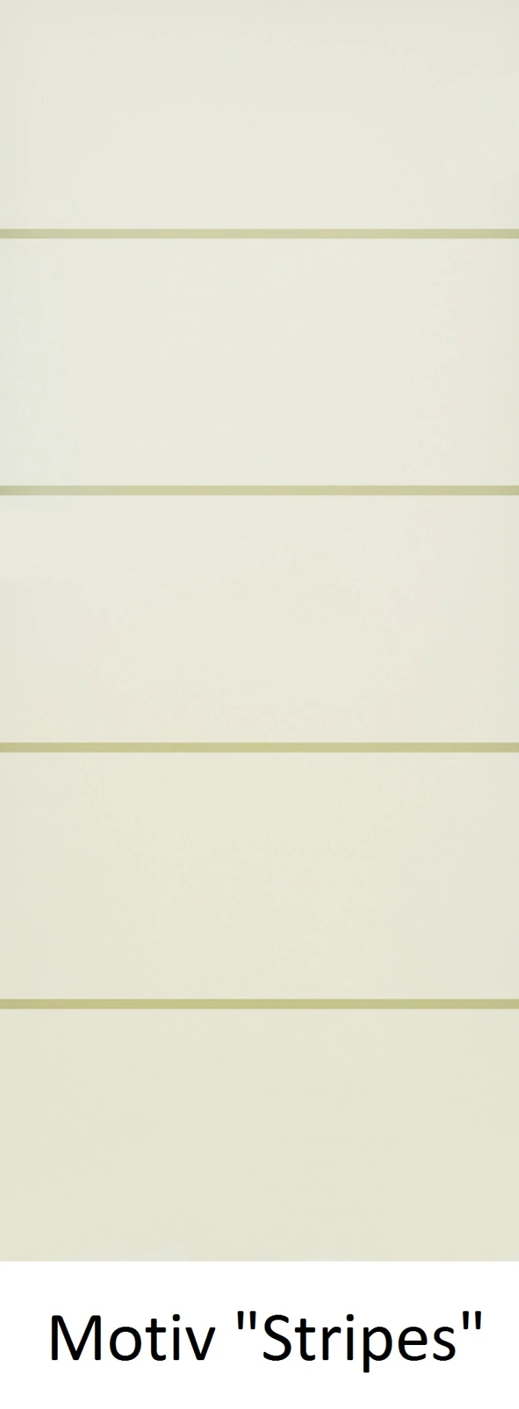 Schiebetür aus ESG Klarglas 8 mm mit Sandstrahlmotiv Stripes für Innenräume nach Maß gefertigt