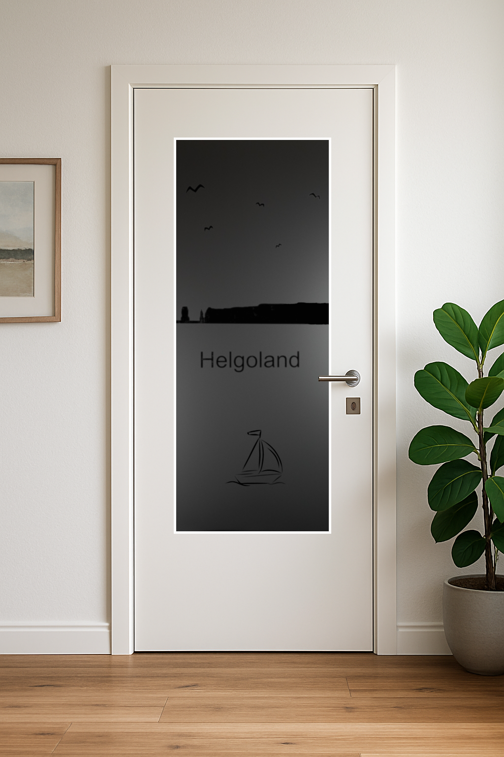 Glaseinsatz Motiv  "Helgoland" 