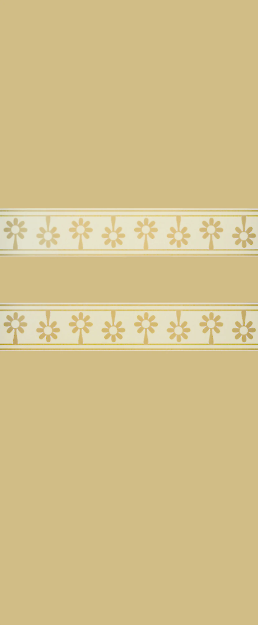 Pendeltür aus Glas mit Motiv Flowerband als moderne Innentür