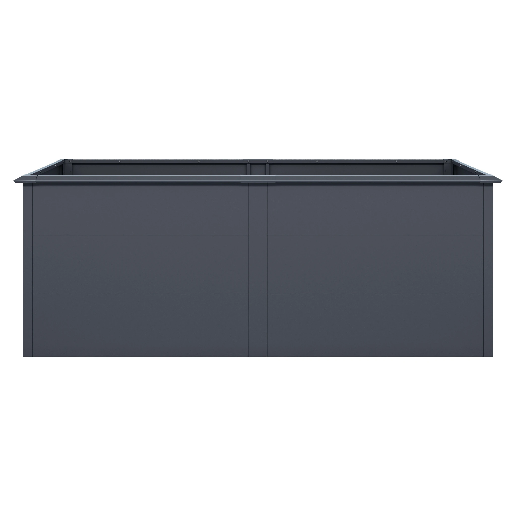 Hochbeet UrbanGrow XL Anthrazit Grau zur Bepflanzung von Gemüse und Kräutern im Garten