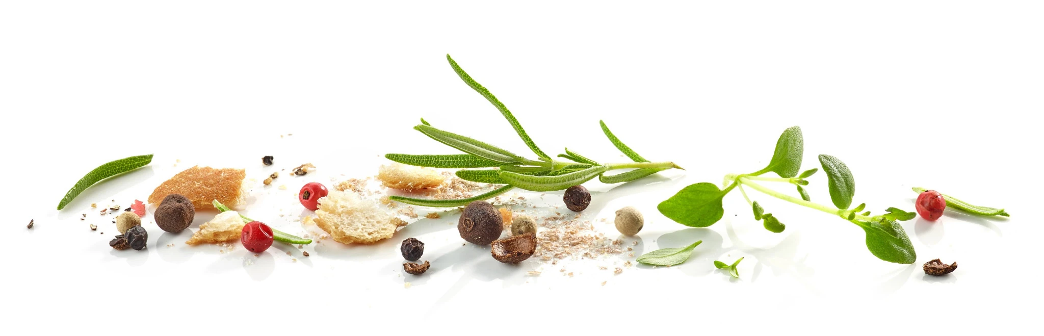 Küchenrückwand aus ESG Glas Glasbild mit Motiv Gewürze in 4 mm, 6 mm oder 8 mm nach Maß gefertigt