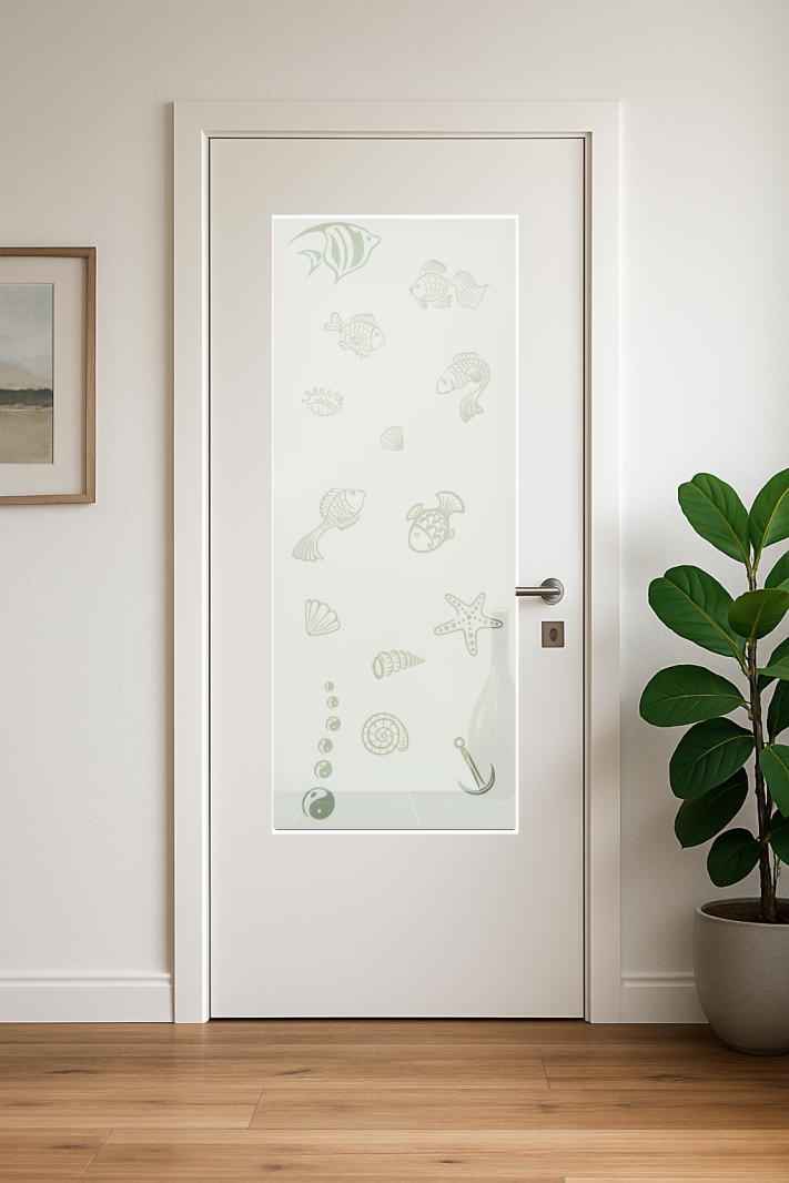 Glaseinsatz  Motiv "Reaf" Glaseinsatz  Motiv "Reaf"