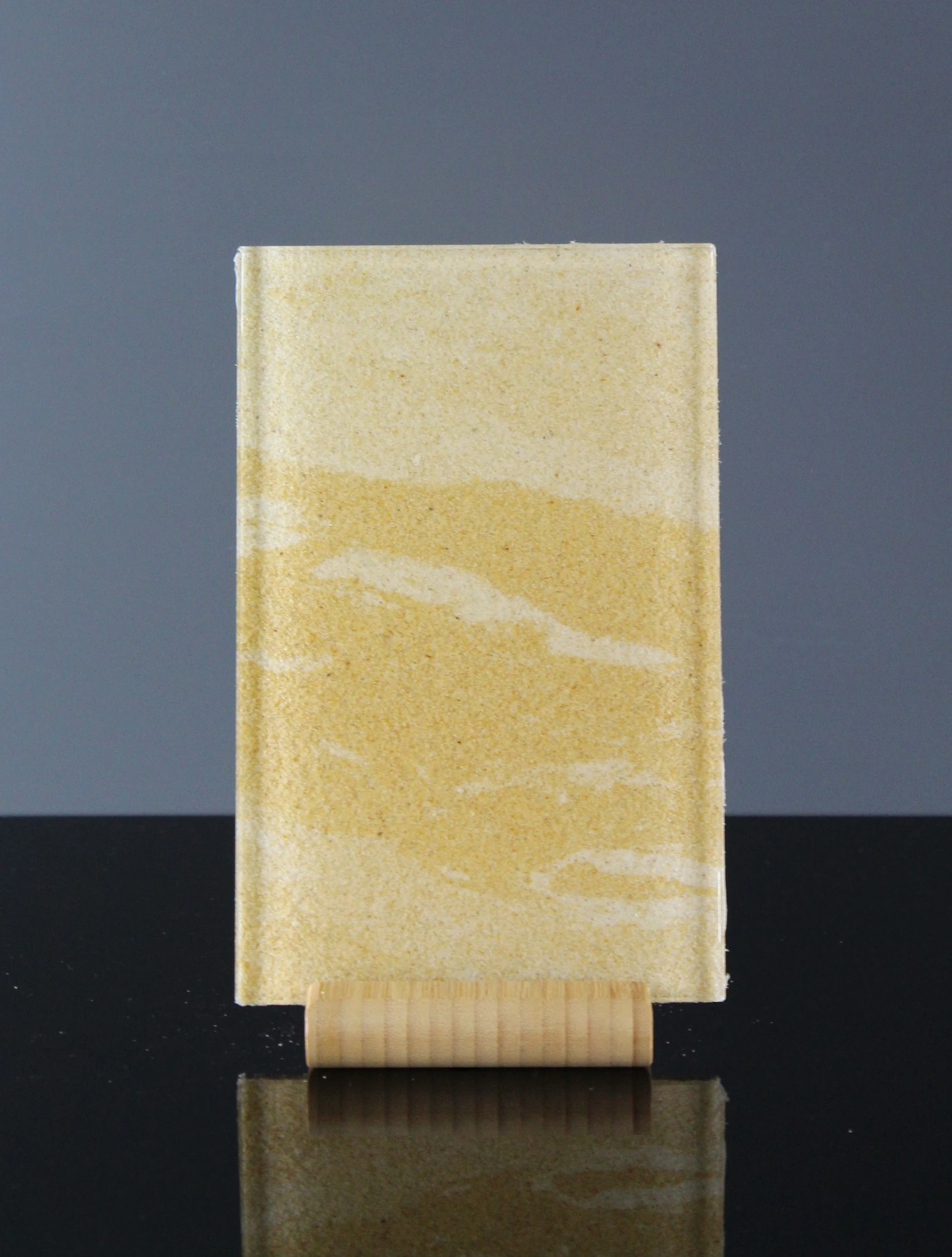 Küchenrückwand aus ESG Glas mit Sandsteinmotiv Königstein in 4 mm, 6 mm oder 8 mm nach Maß gefertigt