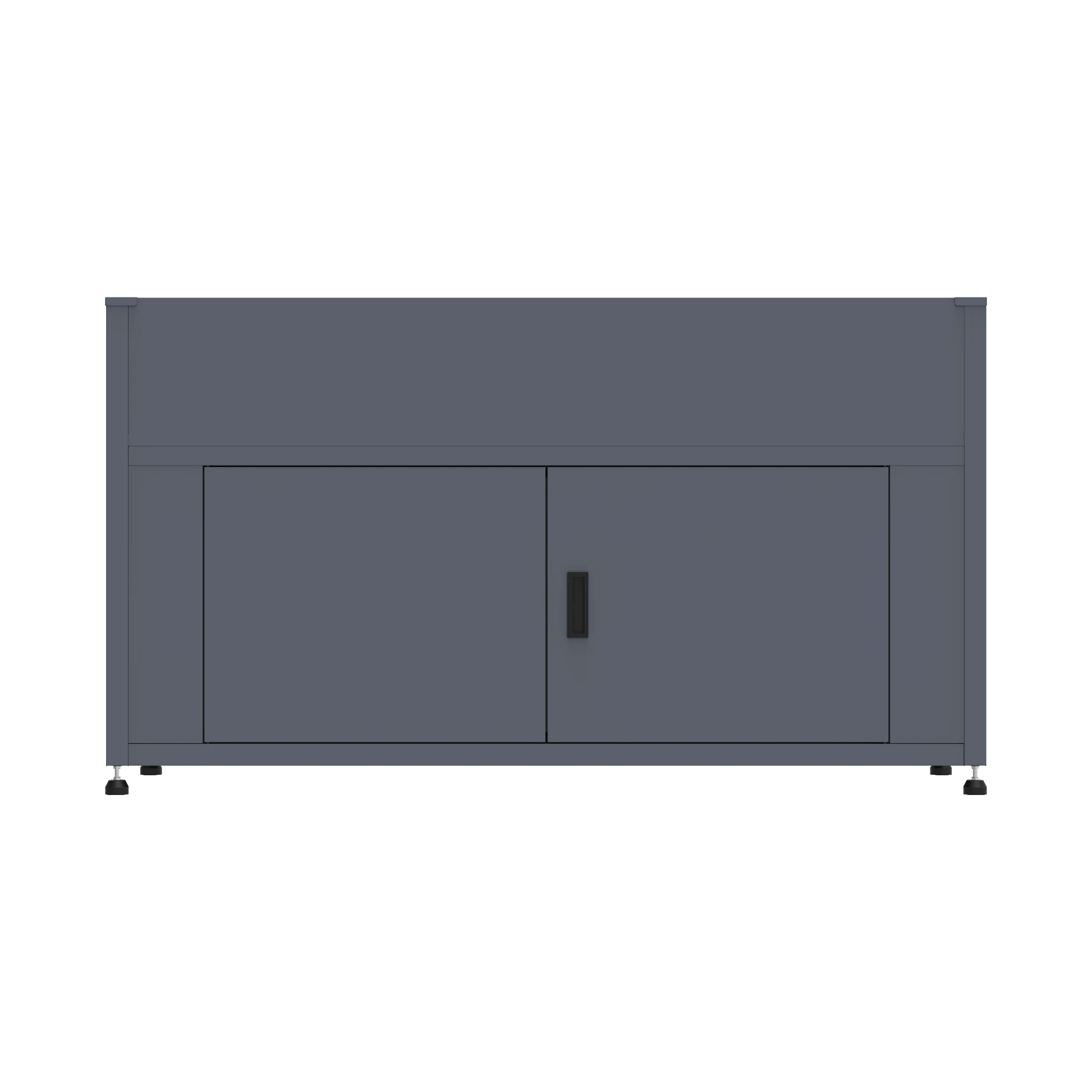 Hochbeet UrbanGrow L-Space anthrazit Grau zur Bepflanzung von Gemüse und Kräutern im Garten