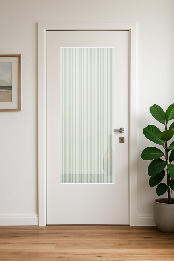 Glaseinsatz Motiv "Barcode"