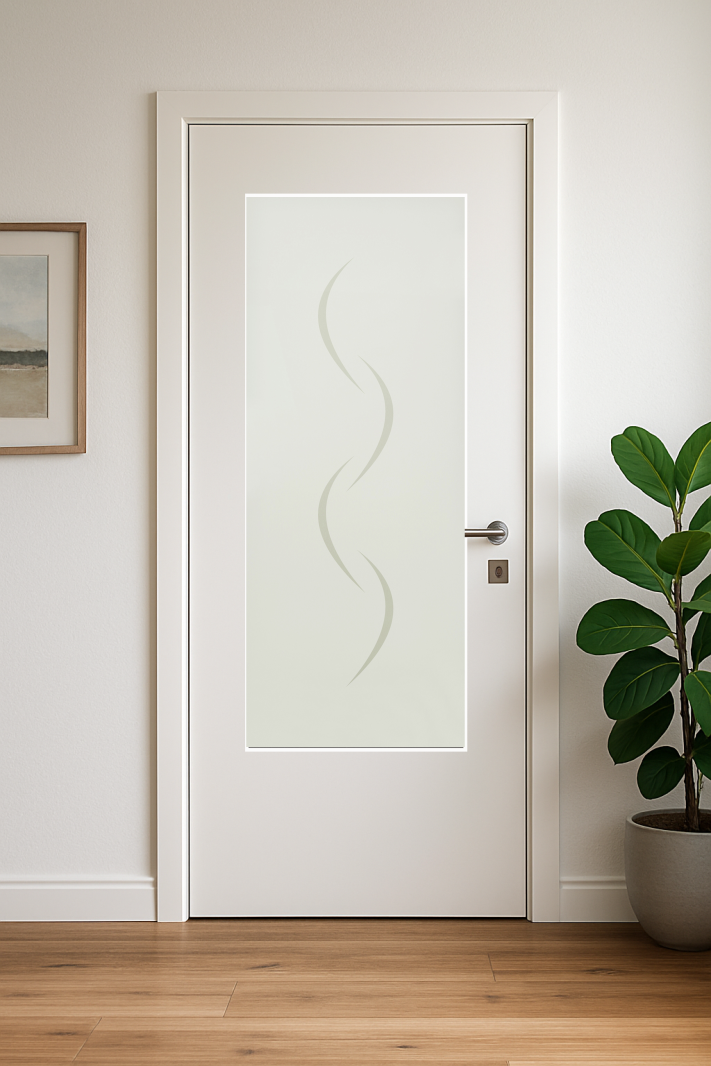 Glaseinsatz Motiv "Wave"